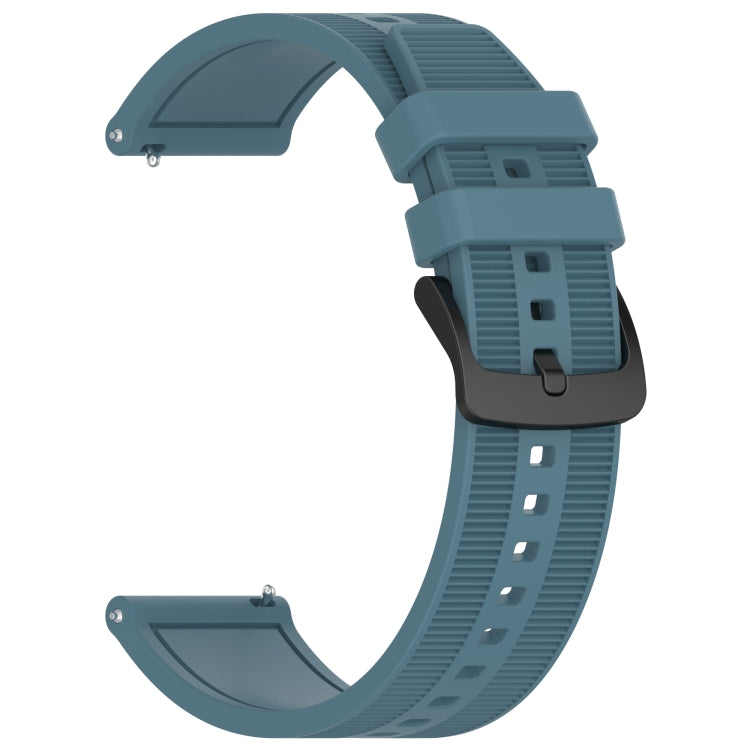 For Samsung Gear S3 Frontier 22mm Textured Silicone Solid Color Watch Band(Rock Cyan) - Watch Bands by PMC TechLife | Online Shopping South Africa | PMC TechLife