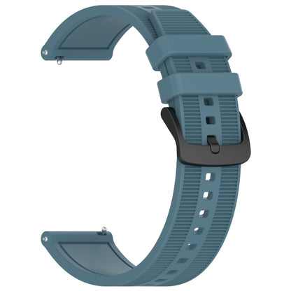 For Samsung Gear S3 Frontier 22mm Textured Silicone Solid Color Watch Band(Rock Cyan) - Watch Bands by PMC Jewellery | Online Shopping South Africa | PMC Jewellery