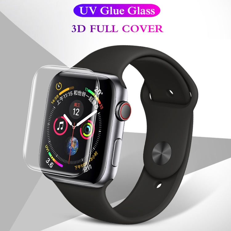 UV Liquid Curved Full Glue Full Screen Tempered Glass for Apple Watch Series 40mm - Watch Cases by PMC Jewellery | Online Shopping South Africa | PMC Jewellery | Buy Now Pay Later Mobicred