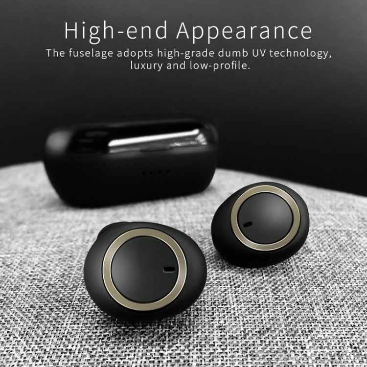 TWS-A1 TWS Bluetooth 5.0 Mini Invisible Sports Music Earphone with Charging Box & Microphone (Black) - TWS Earphone by PMC Jewellery | Online Shopping South Africa | PMC Jewellery