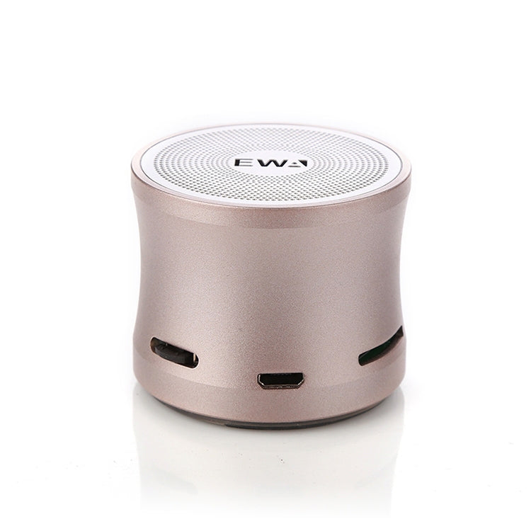 EWA A109M  Portable Bluetooth Speaker Wireless Heavy Bass Bomm Box Subwoofer Phone Call Surround Sound Bluetooth Shower Speaker(Gold) - free shipping - PMC TechLife - Order now!