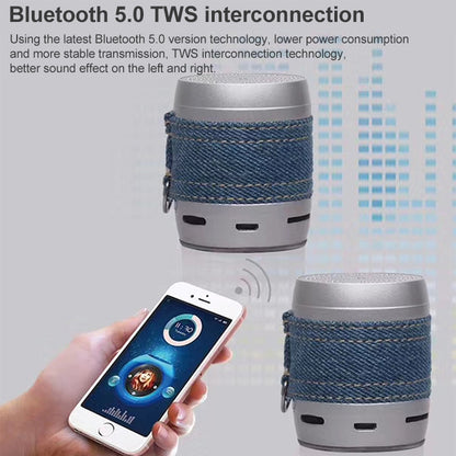 EWA A113 Portable Super Mini Bluetooth Speaker Wireless Bass Subwoofer Boom Box Speakers(Dark Grey) - Mini Speaker by EWA | Online Shopping South Africa | PMC Jewellery
