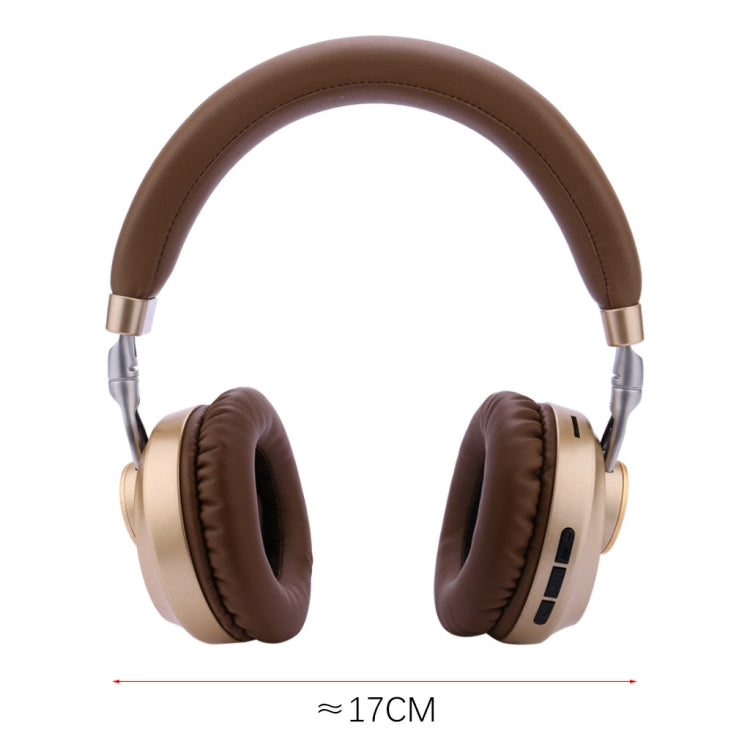 VJ083 Folding Wireless Headset Bluetooth Competitive Game Music Sports Plug Cartoon Wireless Headset(Gold) - Headset & Headphone by PMC Jewellery | Online Shopping South Africa | PMC Jewellery