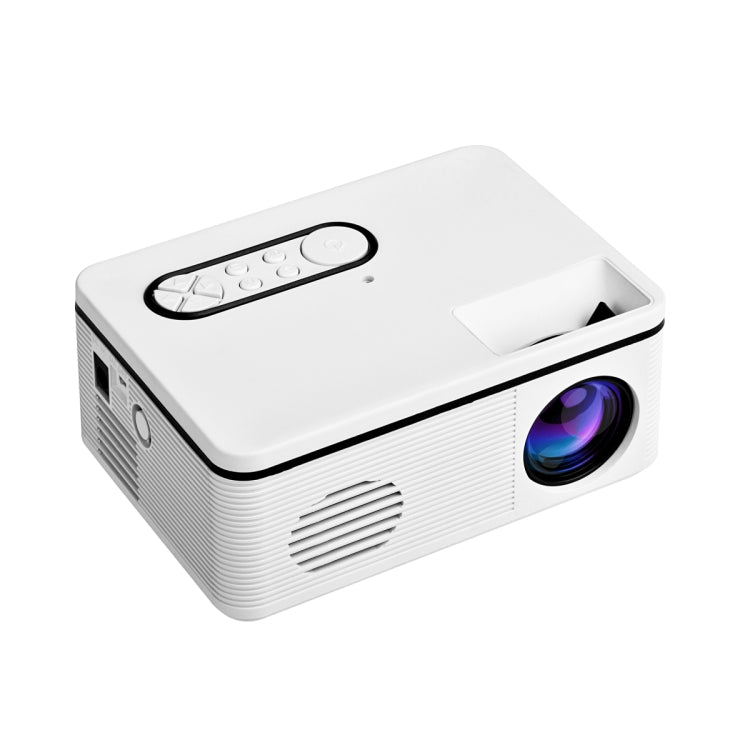 S361 80 lumens 320 x 240 Pixel Portable Mini Projector, Support 1080P, US Plug(White) - LED Projector by PMC Jewellery | Online Shopping South Africa | PMC Jewellery