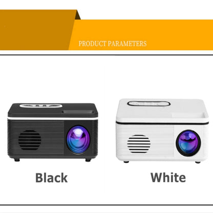 S361 80 lumens 320 x 240 Pixel Portable Mini Projector, Support 1080P, US Plug(White) - LED Projector by PMC Jewellery | Online Shopping South Africa | PMC Jewellery