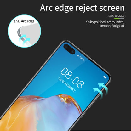 For Huawei P40 PINWUYO 9H 2.5D Full Screen Tempered Glass Film(Black) - Huawei Tempered Glass by PINWUYO | Online Shopping South Africa | PMC Jewellery | Buy Now Pay Later Mobicred