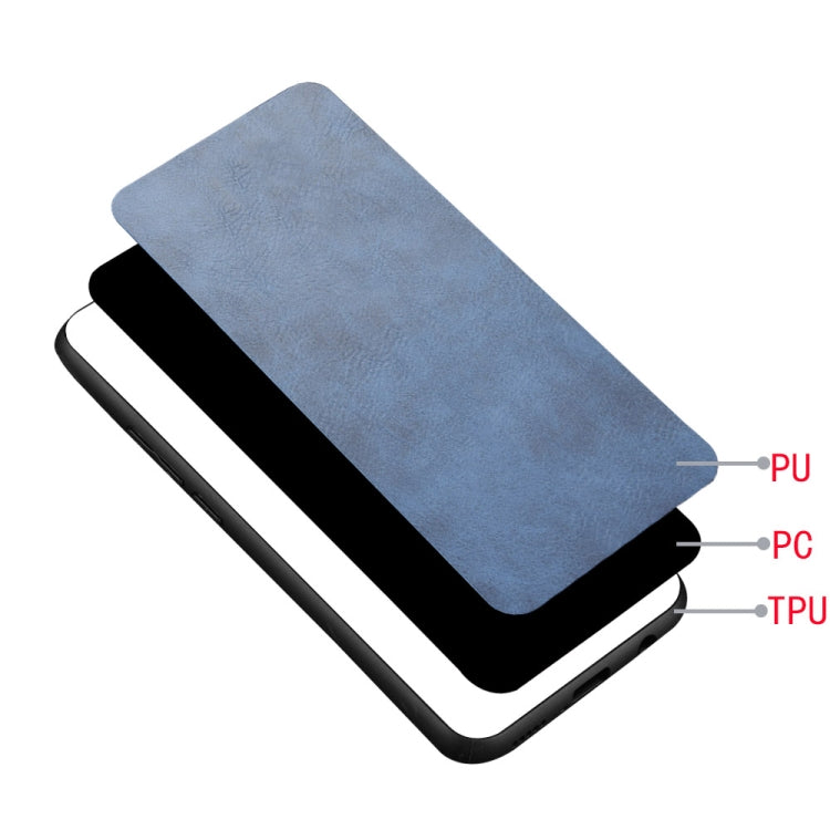 For Oppo Find X2 Pro Regular Version  Shockproof Sewing Cow Pattern Skin PC + PU + TPU Case(Blue) - OPPO Cases by PMC TechLife | Online Shopping South Africa | PMC TechLife | Buy Now Pay Later Mobicred