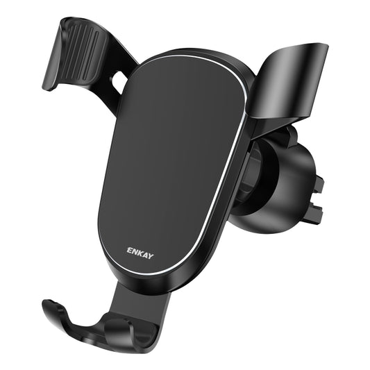 ENKAY ENK-CM101 Automatic Induction Gravity Car Mount Rotation Car Air Vent Mount Phone Holder(Black) - Car Holders by ENKAY | Online Shopping South Africa | PMC Jewellery