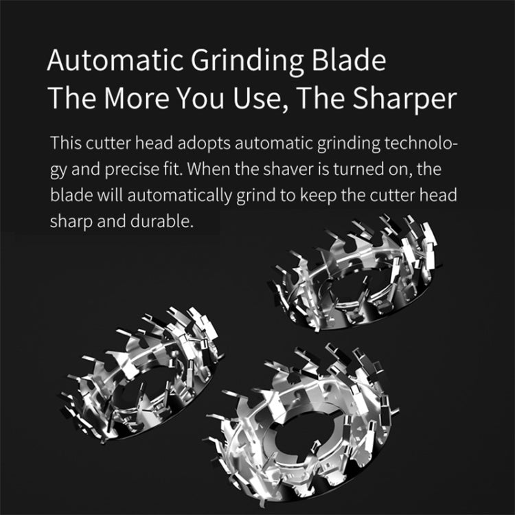 Original Xiaomi Youpin Yingqu Blackstone3 Men Portable Face Care Three Cutter Heads Electric Shaving Razor - Electric Shavers by Xiaomi | Online Shopping South Africa | PMC Jewellery