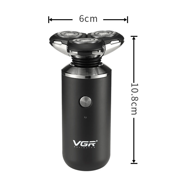 VGR V-317 5W USB Omnidirectional Three-dimensional Floating Three-network Electric Shaver - Electric Shavers by VGR | Online Shopping South Africa | PMC Jewellery