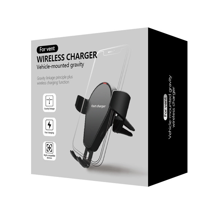 KT-C5 15W Rotatable Car Gravity Wireless Charger Air Outlet Mobile Phone Holder - Wireless Charger Holders by PMC Jewellery | Online Shopping South Africa | PMC Jewellery