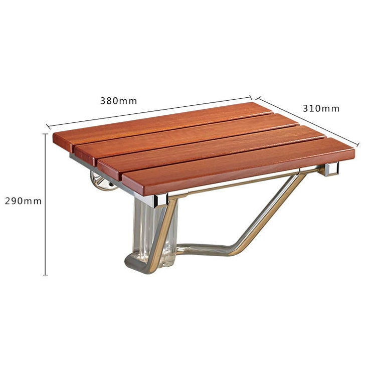 Folding Solid Wood Wall Mounted Relaxation Shower Chair(F Fype) - free shipping - PMC TechLife - Order now!