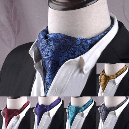 Gentleman's Style Polyester Jacquard Men's Trendy Scarf Fashion Dress Suit Shirt British Style Scarf(L230) - Scarf by PMC Jewellery | Online Shopping South Africa | PMC Jewellery