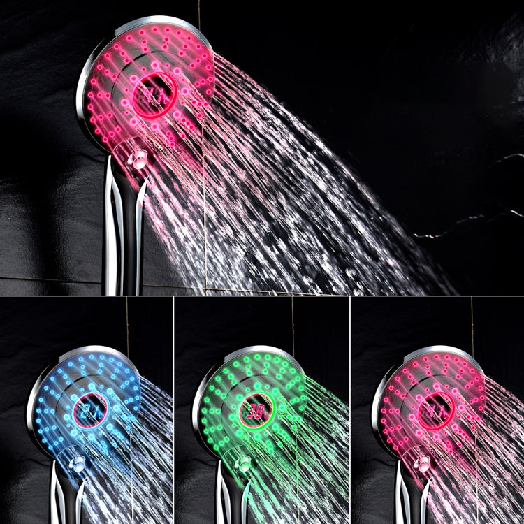 Handheld Digital Display Bathroom Temperature Control Shower Head - Shower Head by PMC TechLife | Online Shopping South Africa | PMC TechLife | Buy Now Pay Later Mobicred