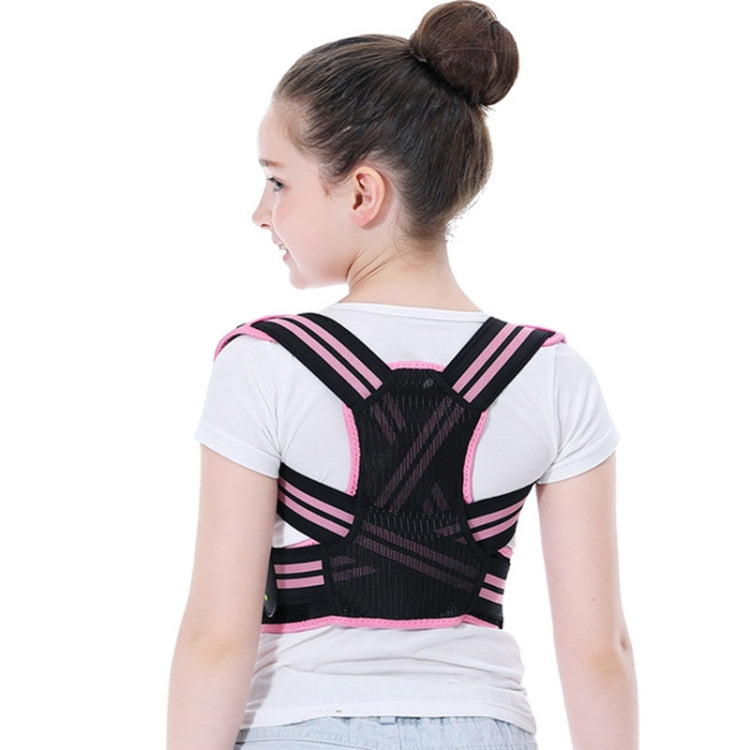 Children Kyphosis Correction Belt Strengthens Support and Fixes Straight Back Artifact, Size:L(Pink) - Corrector by PMC Jewellery | Online Shopping South Africa | PMC Jewellery