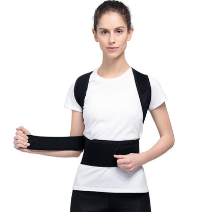 Kyphosis Correction Belt Spine Back Fixation Belt Correction Clothing, Size:S(Black) - Corrector by PMC Jewellery | Online Shopping South Africa | PMC Jewellery