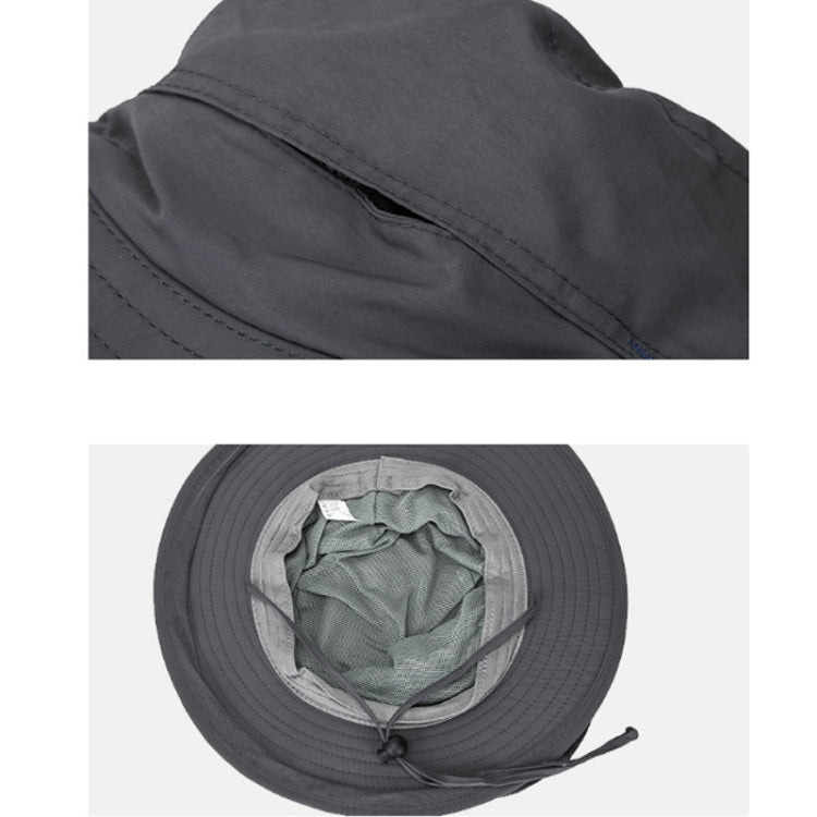 Summer Outdoor Sports Anti-mosquito Net Sun Hat Fisherman Hat, Size:L(Black) - Peaked Cap by PMC Jewellery | Online Shopping South Africa | PMC Jewellery