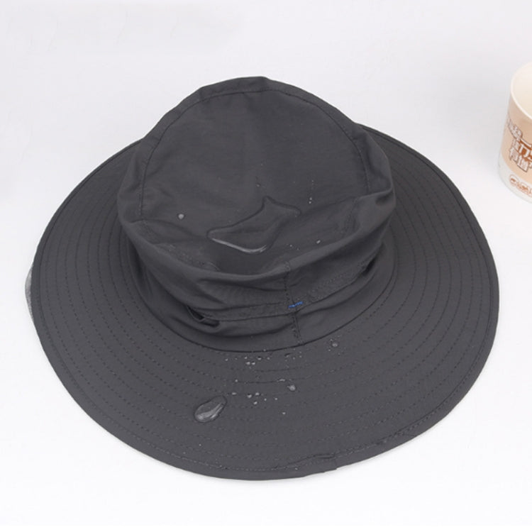 Summer Outdoor Sports Anti-mosquito Net Sun Hat Fisherman Hat, Size:L(Cream Color) - Peaked Cap by PMC Jewellery | Online Shopping South Africa | PMC Jewellery