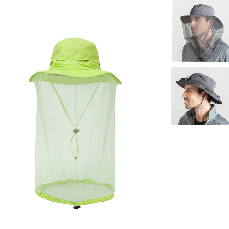 Summer Outdoor Sports Anti-mosquito Net Sun Hat Fisherman Hat, Size:L(Green) - Peaked Cap by PMC Jewellery | Online Shopping South Africa | PMC Jewellery