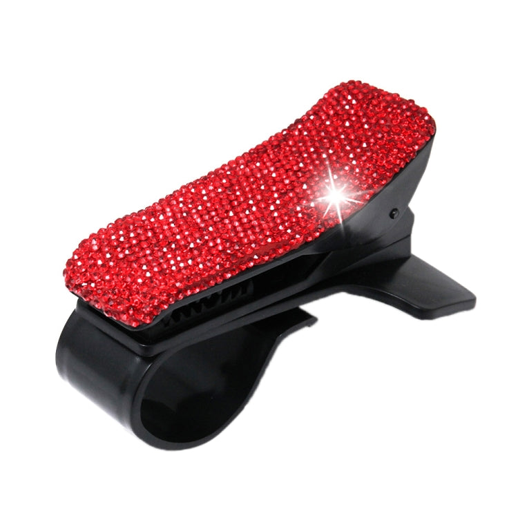 Diamond Car Phone Holder 360 Degree Rotating Creative Car Dashboard Mobile Holders(Red) - Car Holders by PMC Jewellery | Online Shopping South Africa | PMC Jewellery