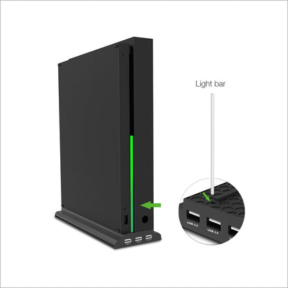 DOBE TYX-1768 Heat Dissipate Vertical Stand Base Cooling Dock Cooling Fan Bracket for Xbox One X Game Console - Holder by DOBE | Online Shopping South Africa | PMC Jewellery