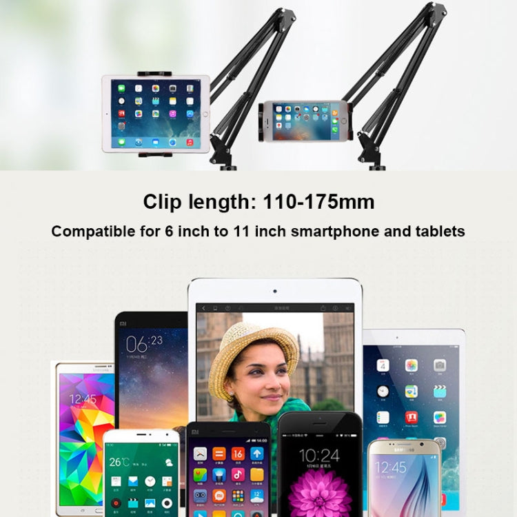 Universal 360 Degree Rotating Flexible Long Arm Lazy Phone Tablet Pad Holder Clip Bracket - Lazy Bracket by PMC Jewellery | Online Shopping South Africa | PMC Jewellery