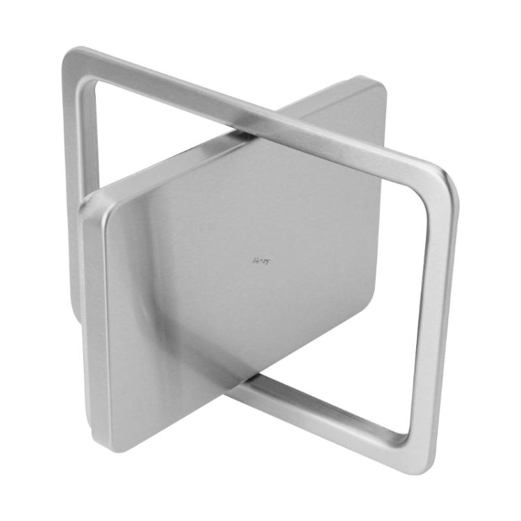 Embedded Type Stainless Steel Swing Cover Flip Kitchen Countertop Trash Can Lid  Cap, Size:Square 16.2x22.7cm(Silver) - Trash Bin & Bags by PMC TechLife | Online Shopping South Africa | PMC TechLife | Buy Now Pay Later Mobicred