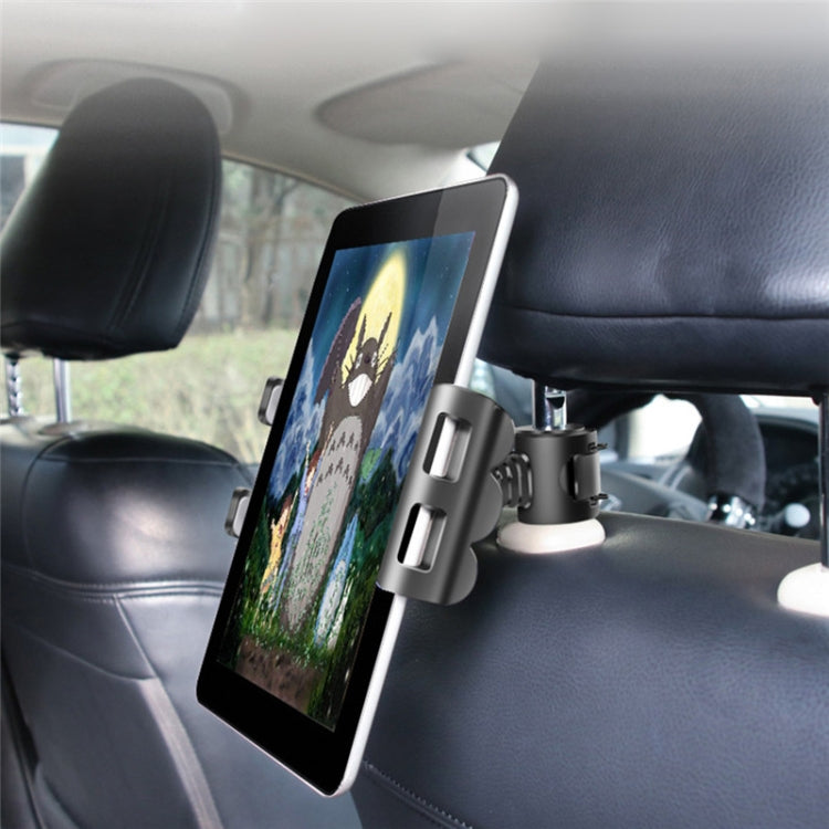 Universal Adjustable Car Tablet Stand Holder Car Seat Back Bracket For 4-11 Inch Tablet(Blue) - Car Holders by PMC Jewellery | Online Shopping South Africa | PMC Jewellery
