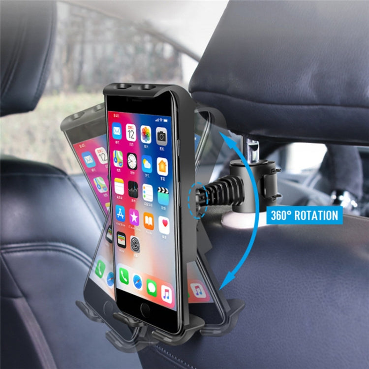Universal Adjustable Car Tablet Stand Holder Car Seat Back Bracket For 4-11 Inch Tablet(Blue) - Car Holders by PMC Jewellery | Online Shopping South Africa | PMC Jewellery