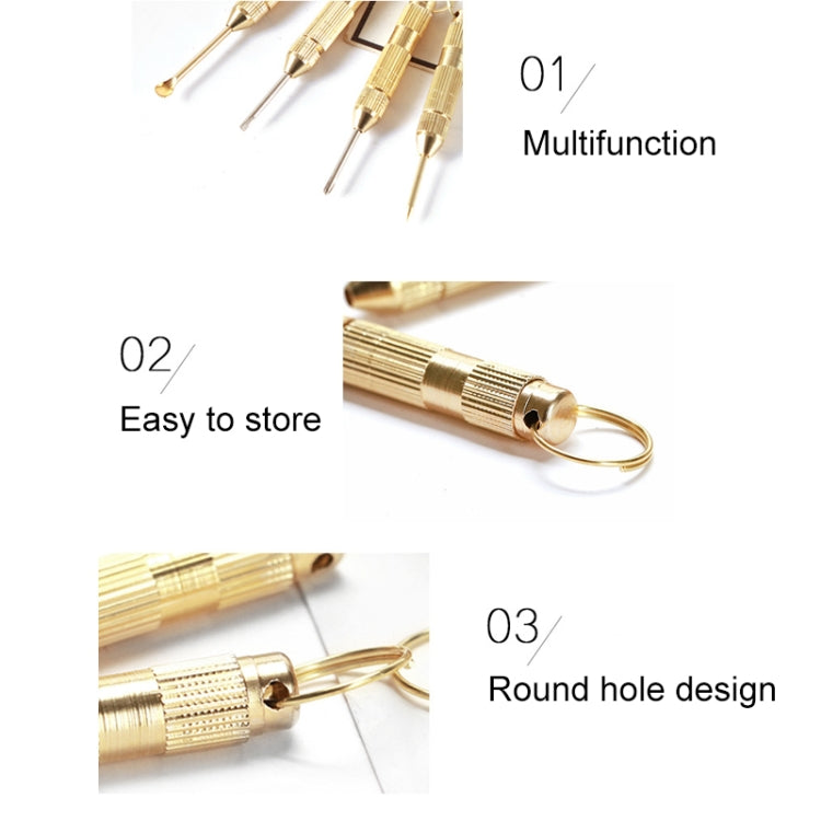 5 Sets 4 in 1 Multifunctional Portable Ear Spoon Tools - Ear Care Tools by PMC Jewellery | Online Shopping South Africa | PMC Jewellery