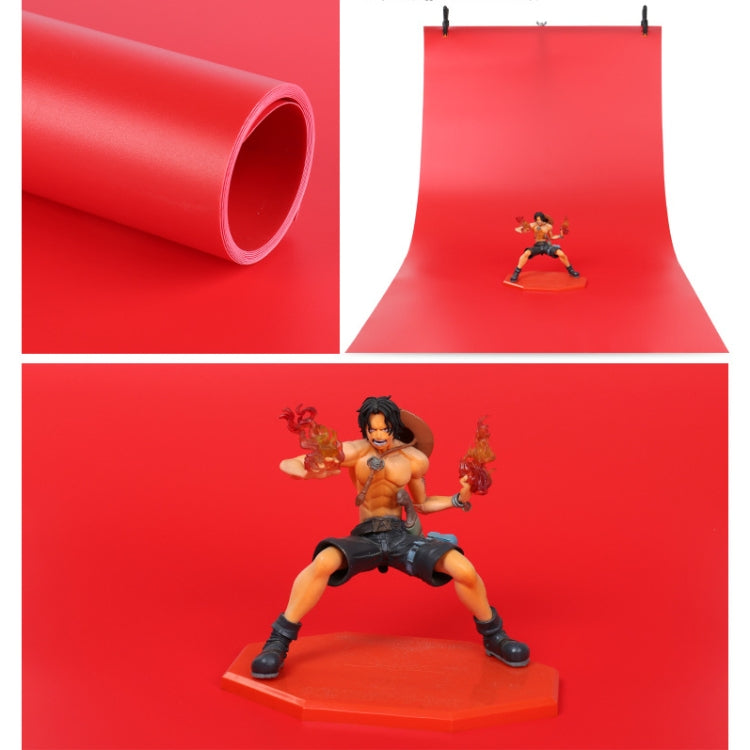 70x140cm Shooting Background Board PVC Matte Board Photography Background Cloth Solid Color Shooting Props(Red) -  by PMC Jewellery | Online Shopping South Africa | PMC Jewellery