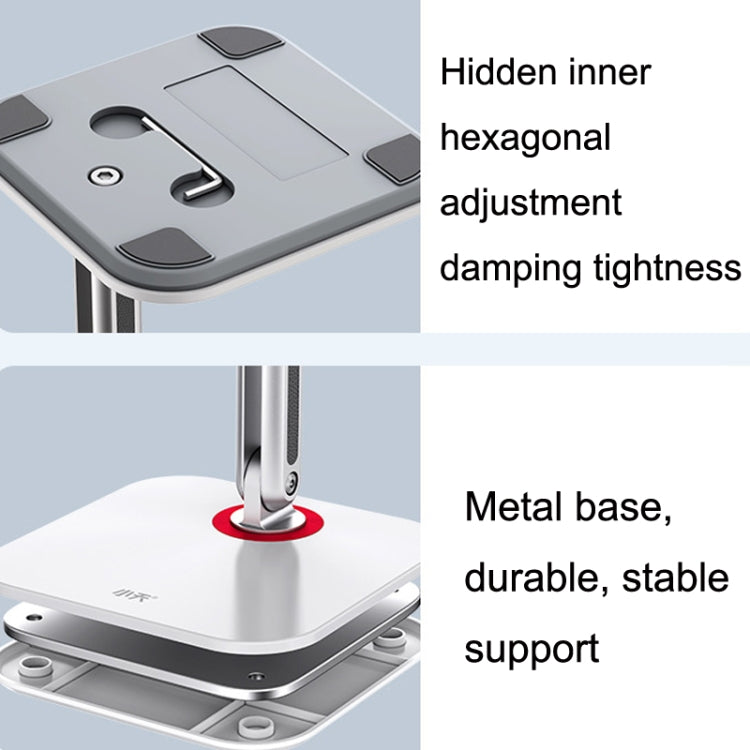 SSKY X28 Desktop Phone Tablet Stand Folding Bed Head Online Classes Convenient Support(White) - Desktop Holder by SSKY | Online Shopping South Africa | PMC Jewellery