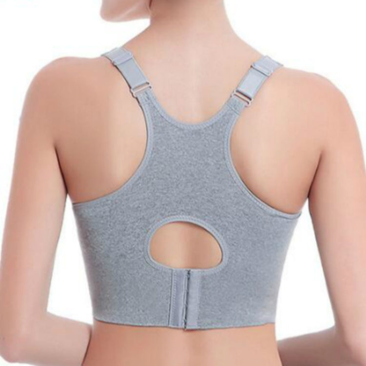 Wireless Sporty Shockproof Running Push Up Sports Bra, Size:XL(Gray) - Ladies Underwear by PMC Jewellery | Online Shopping South Africa | PMC Jewellery