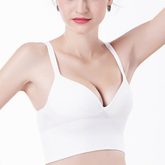 Wireless Sporty Shockproof Running Push Up Sports Bra, Size:XL(White) - Ladies Underwear by PMC Jewellery | Online Shopping South Africa | PMC Jewellery