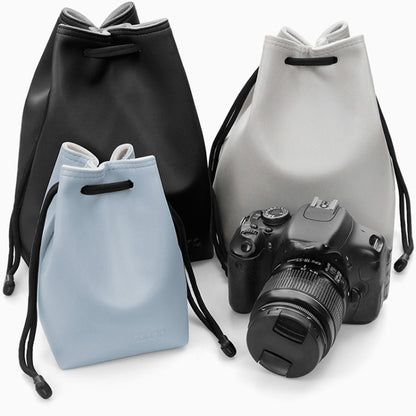 Baona Camera Bag Lens Drawstring Pouch, Size: Large(Blue) - Soft Bag by Baona | Online Shopping South Africa | PMC Jewellery | Buy Now Pay Later Mobicred