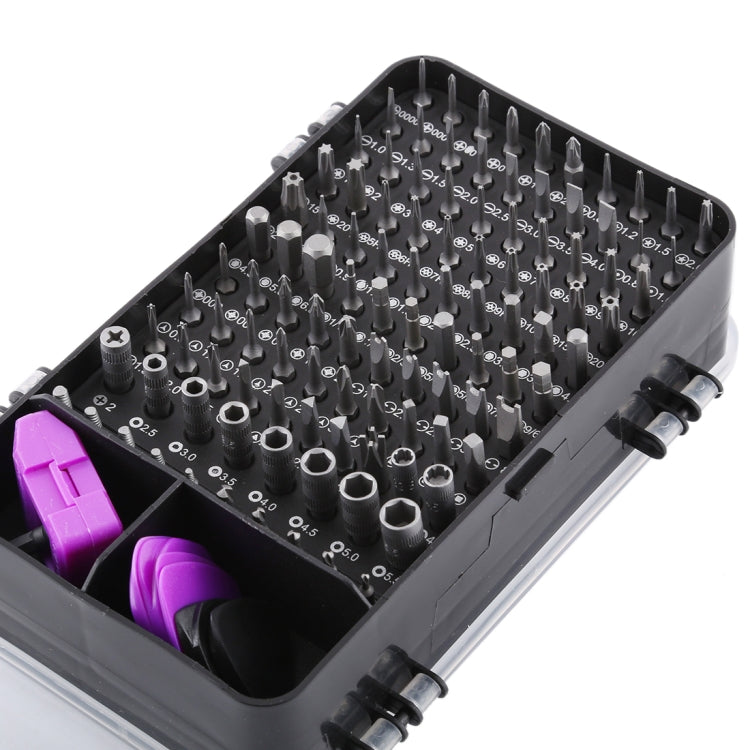 135 in 1 DIY Mobile Phone Disassembly Tool Clock Repair Multi-function Tool Screwdriver Set(Black Purple) - Screwdriver Set by PMC Jewellery | Online Shopping South Africa | PMC Jewellery