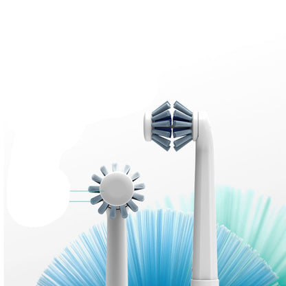 Wireless Rechargeable Waterproof Electric Toothbrush Rotary Brush Head(Black) - Toothbrushes by PMC Jewellery | Online Shopping South Africa | PMC Jewellery