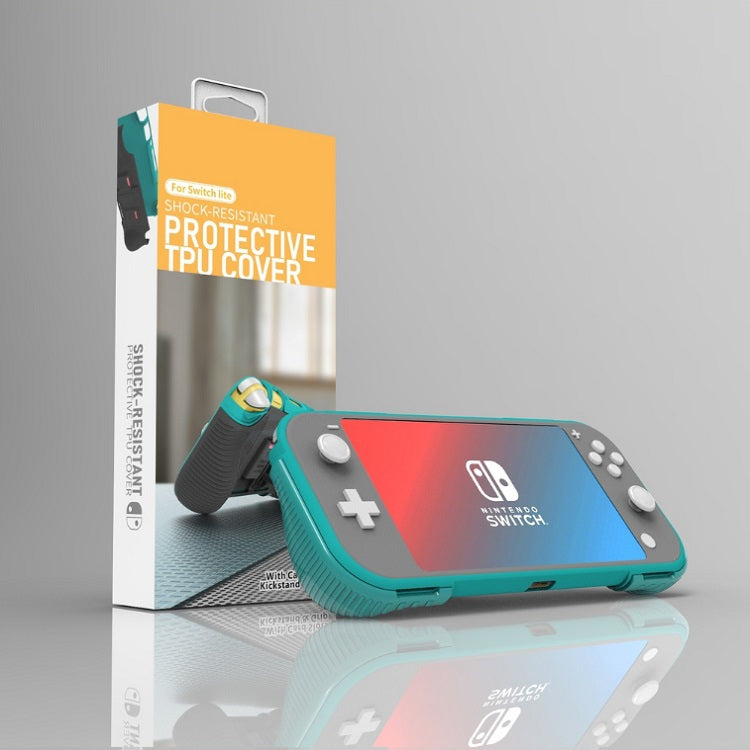For Switch Lite Protective Shell Game Card Box Protective Sleeve Bracket Grip(Pure green) - free shipping - PMC TechLife - Order now!