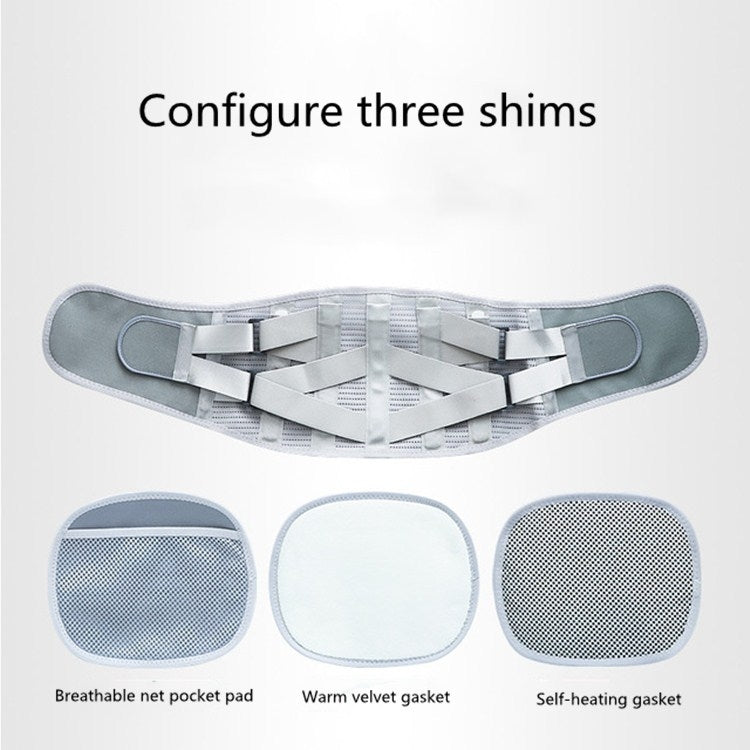 Steel Plate Support Warm And Breathable Waist Belt Waist Orthosis, Size:M - Corrector by PMC Jewellery | Online Shopping South Africa | PMC Jewellery