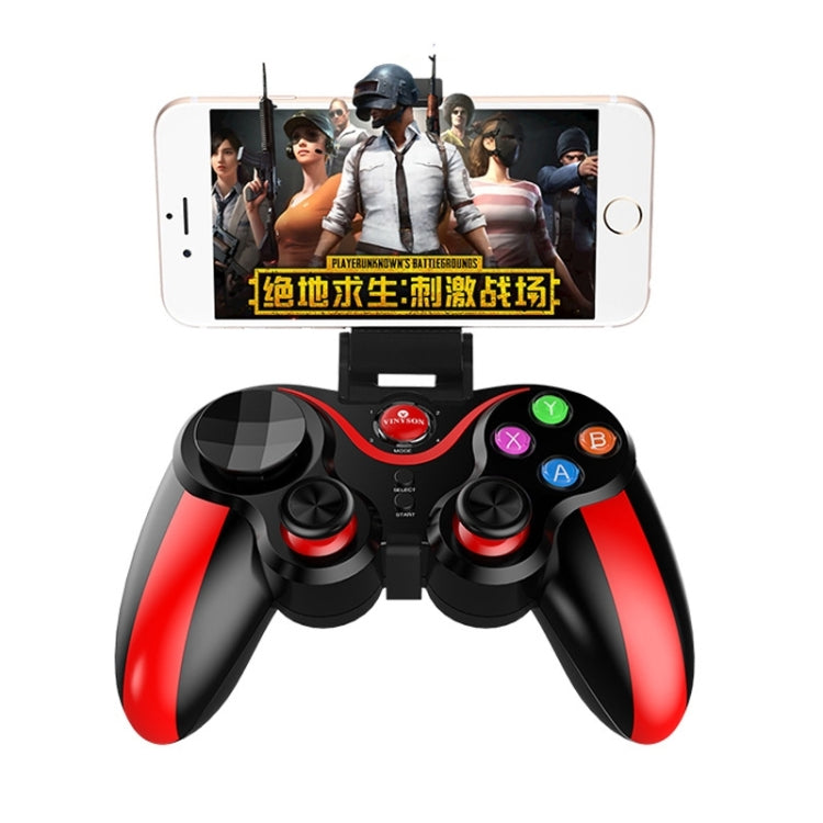 IOS Android Game Handle Bluetooth Direct Connection Handle PC TV Game Handle(013 Red) - Controller Gamepad by PMC TechLife | Online Shopping South Africa | PMC TechLife