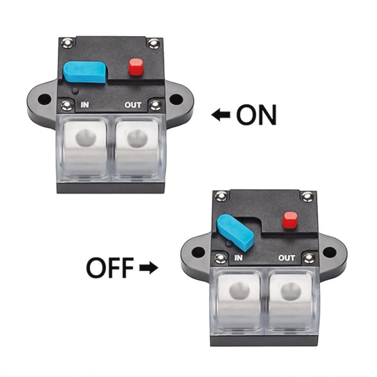 300A Auto Circuit Breaker Car Audio Fuse Holder Power Insurance Automatic Switch(Blue) - Fuse by PMC Jewellery | Online Shopping South Africa | PMC Jewellery