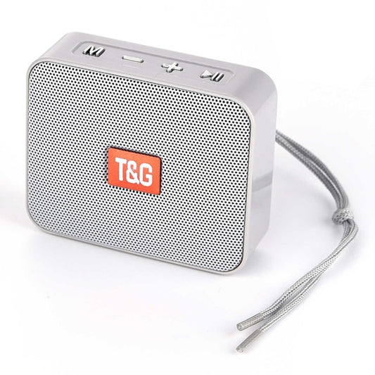 T&G TG166 Color Portable Wireless Bluetooth Small Speaker(Silver Gray) - Mini Speaker by T&G | Online Shopping South Africa | PMC Jewellery