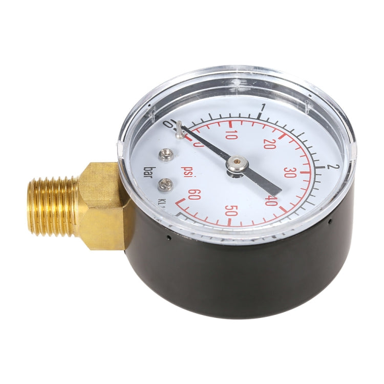 Stainless Steel Shockproof Pool Filter Hydraulic Pressure Gauge - Measuring Tools by PMC Jewellery | Online Shopping South Africa | PMC Jewellery