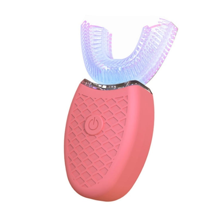 Lazy U-shaped Mouth Whitening Tooth Electric Toothbrush(Pink) - free shipping - PMC TechLife - Order now!