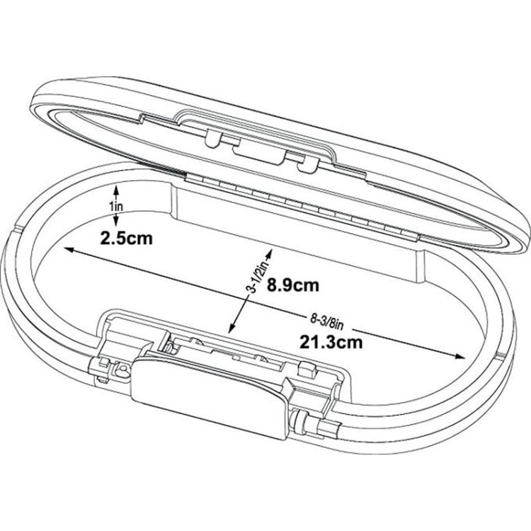 Portable Mini Safe Password Storage Box  with Flexible Steel Handle - Safety Box by PMC Jewellery | Online Shopping South Africa | PMC Jewellery