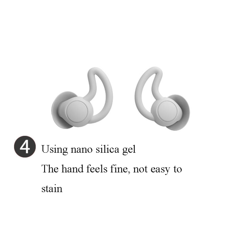 4 PCS / 2 Pair Shark Fin Nnti-falling and Noise-reducing Earplugs Anti-Noise Earplugs For Sleeping Dormitory Noise Cancelling And Noise Prevention Earplugs(Black (3 Layers)) - Earmuff & Pad by PMC Jewellery | Online Shopping South Africa | PMC Jewellery