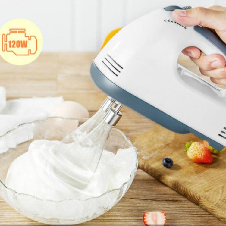 Whisk Electric Household Mini Whisk Baking Small Whipped Cream Machine, Specification:EU Plug+4 Stirring Rods - Stirrer & Squeezer by PMC Jewellery | Online Shopping South Africa | PMC Jewellery