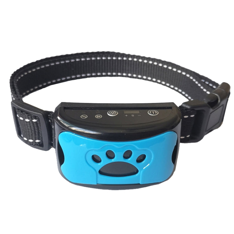 Rechargeable Waterproof Intelligent Identification Automatic Lock Bark Stop(Sky Blue) - Training Aids by PMC Jewellery | Online Shopping South Africa | PMC Jewellery