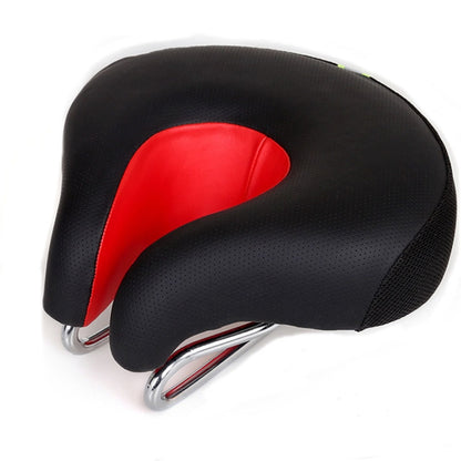 Noseless Bicycle Saddle Mountain Bike Thickened  Soft Cushion(Red) - Bicycle Saddle by PMC Jewellery | Online Shopping South Africa | PMC Jewellery