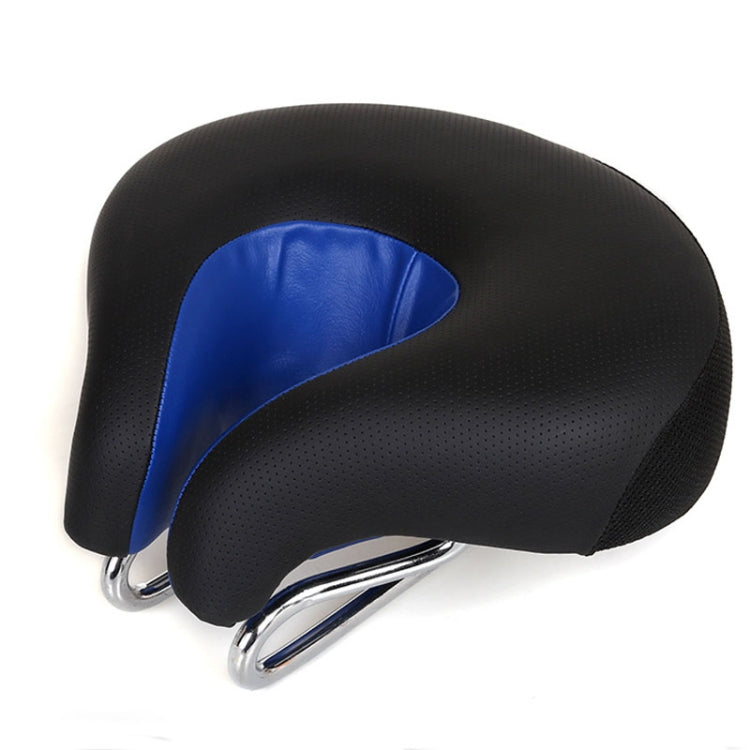 Noseless Bicycle Saddle Mountain Bike Thickened  Soft Cushion(Blue) - Bicycle Saddle by PMC Jewellery | Online Shopping South Africa | PMC Jewellery